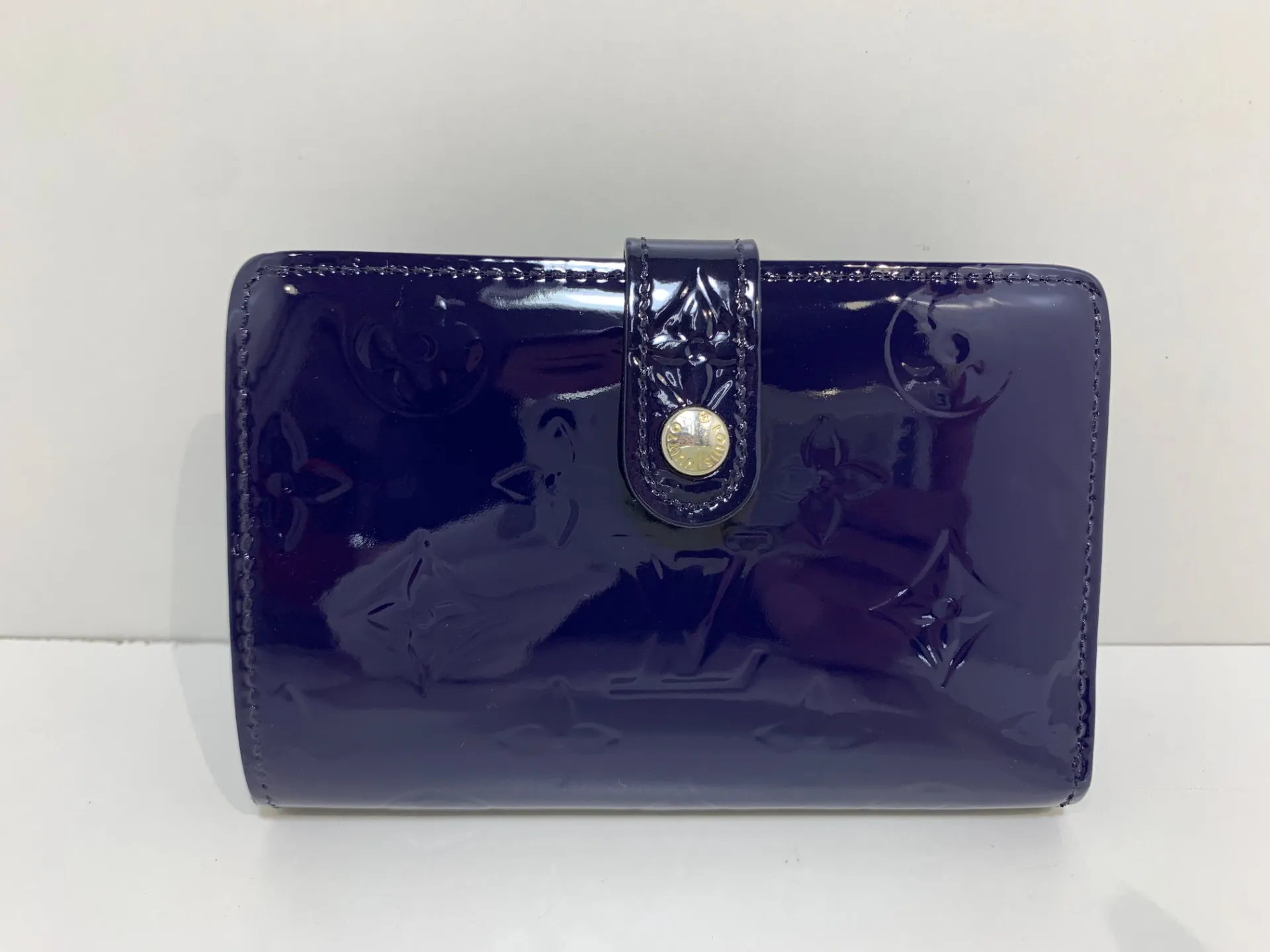 がま口財布　赤⇒ネイビー後