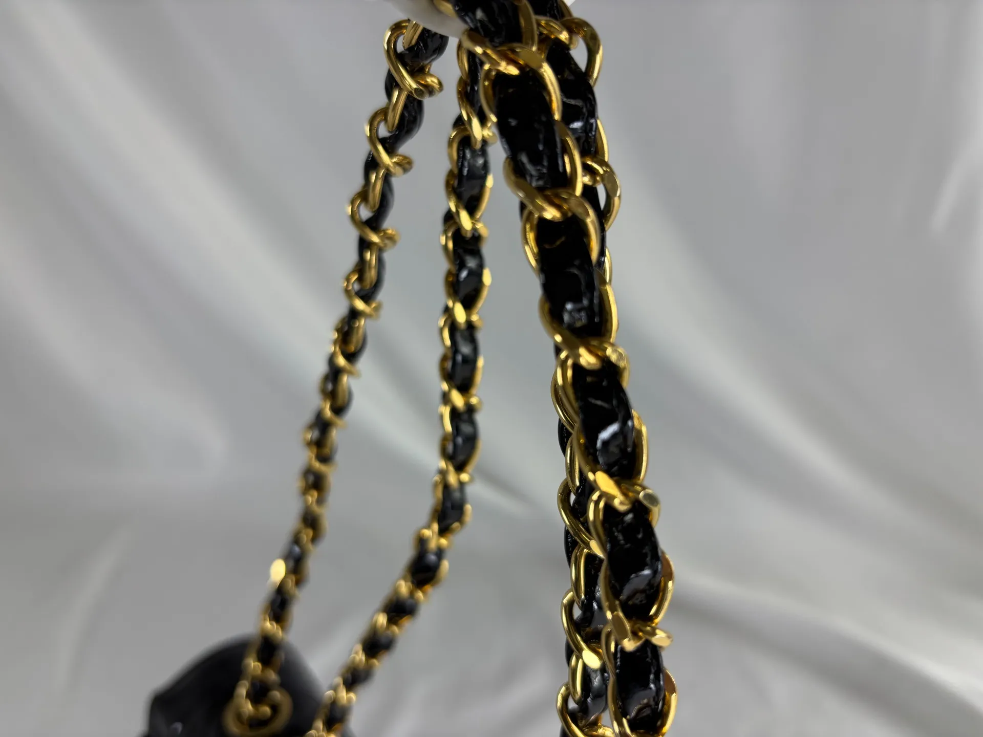 チェーン内革紐交換後