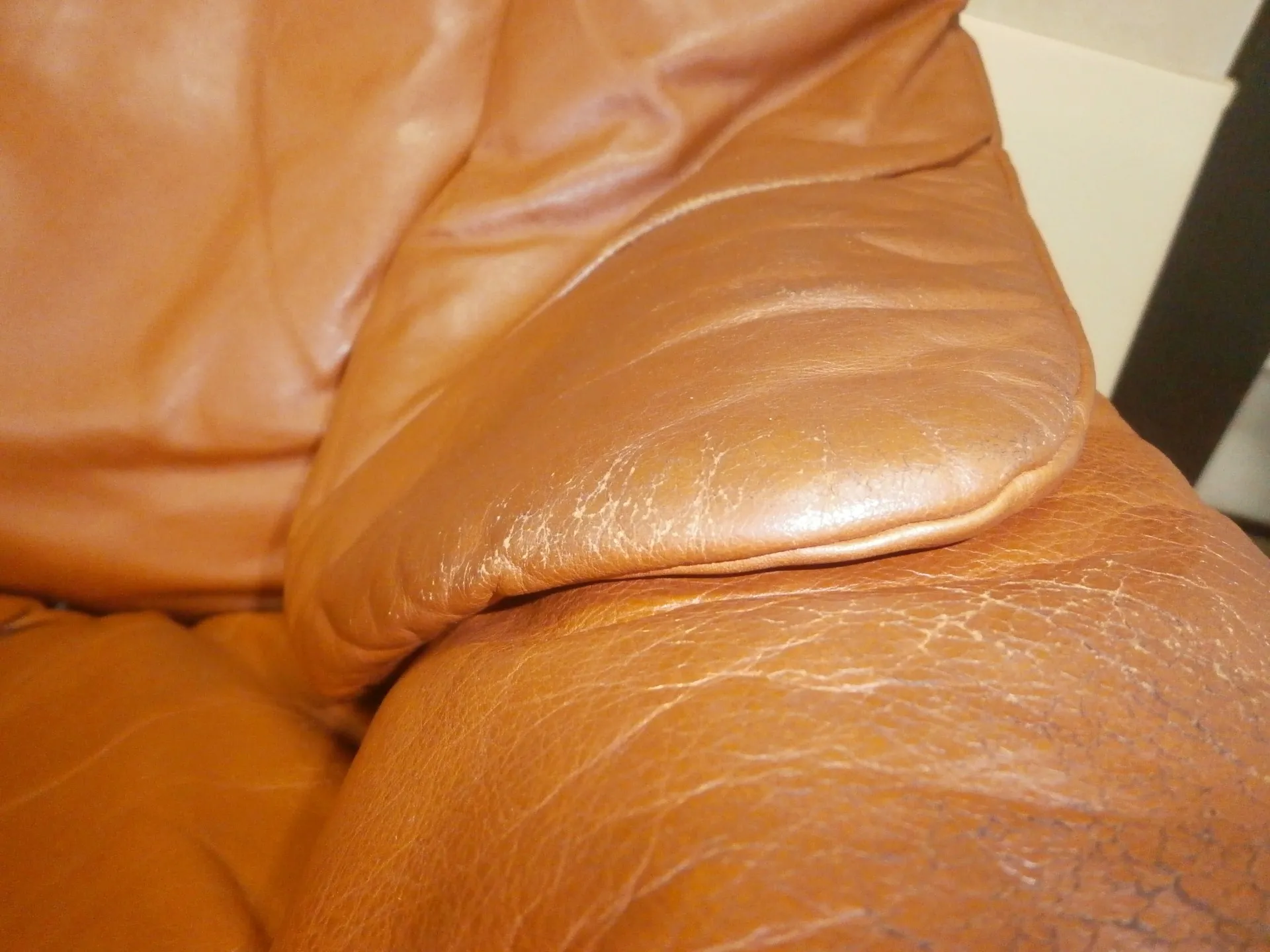 エコーネス革面修理修復前