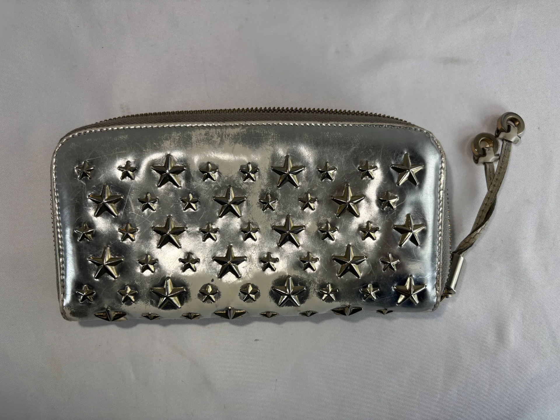 ジミーチュウ財布色剥げ⇒色替え修理前