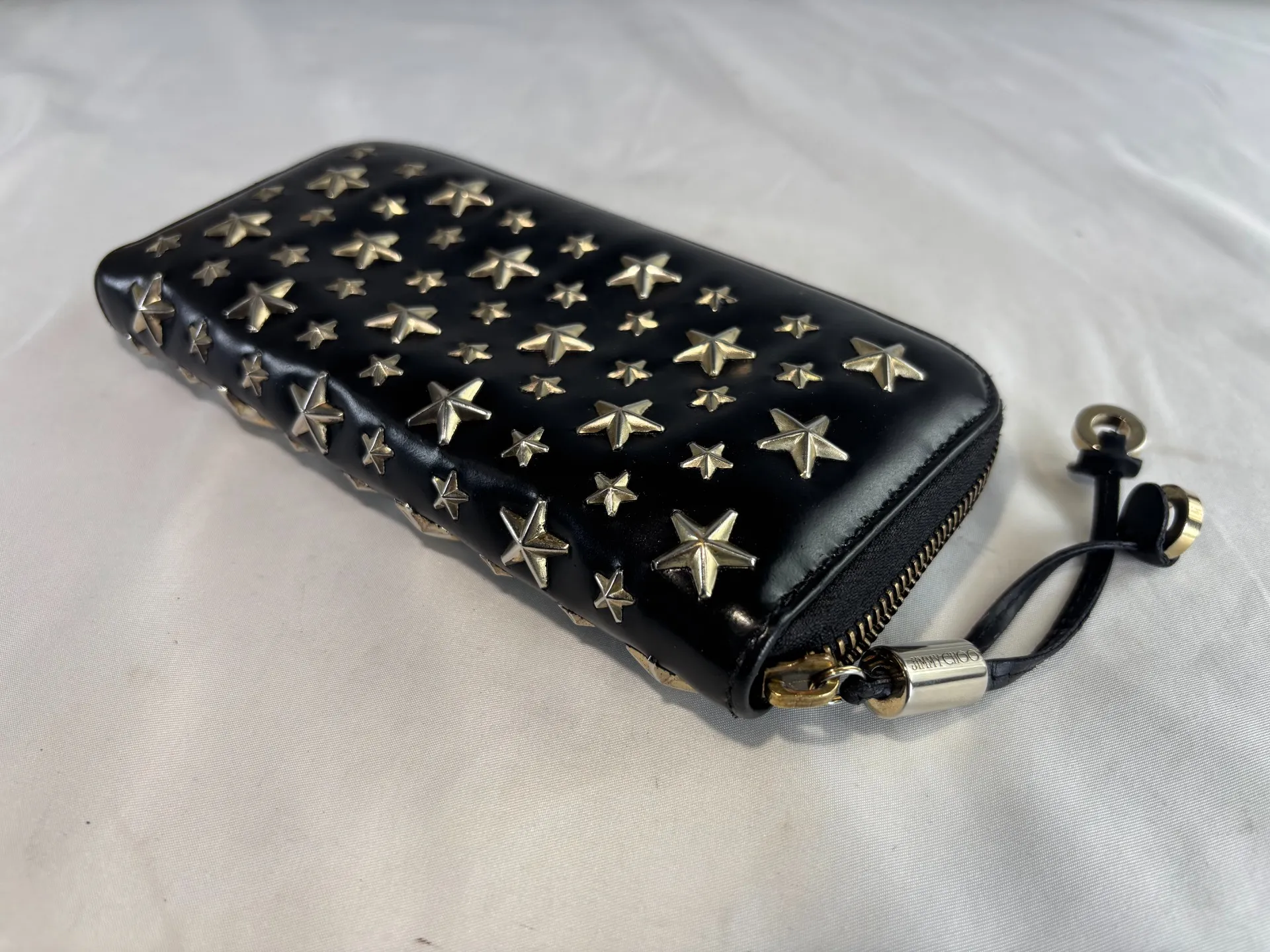 ジミーチュウ財布色剥げ⇒色替え修理後