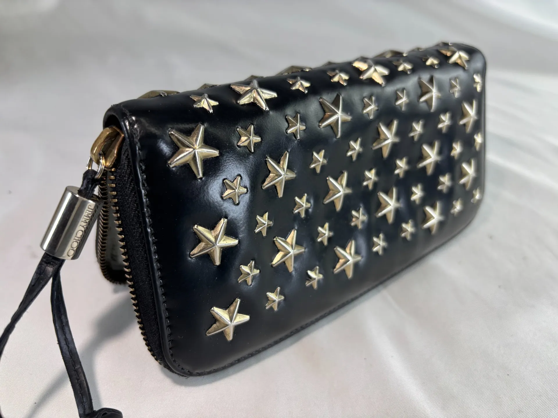 ジミーチュウ財布色剥げ⇒色替え修理後