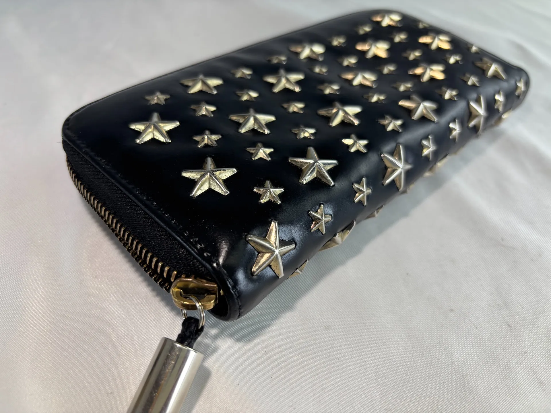 ジミーチュウ財布色剥げ⇒色替え修理後