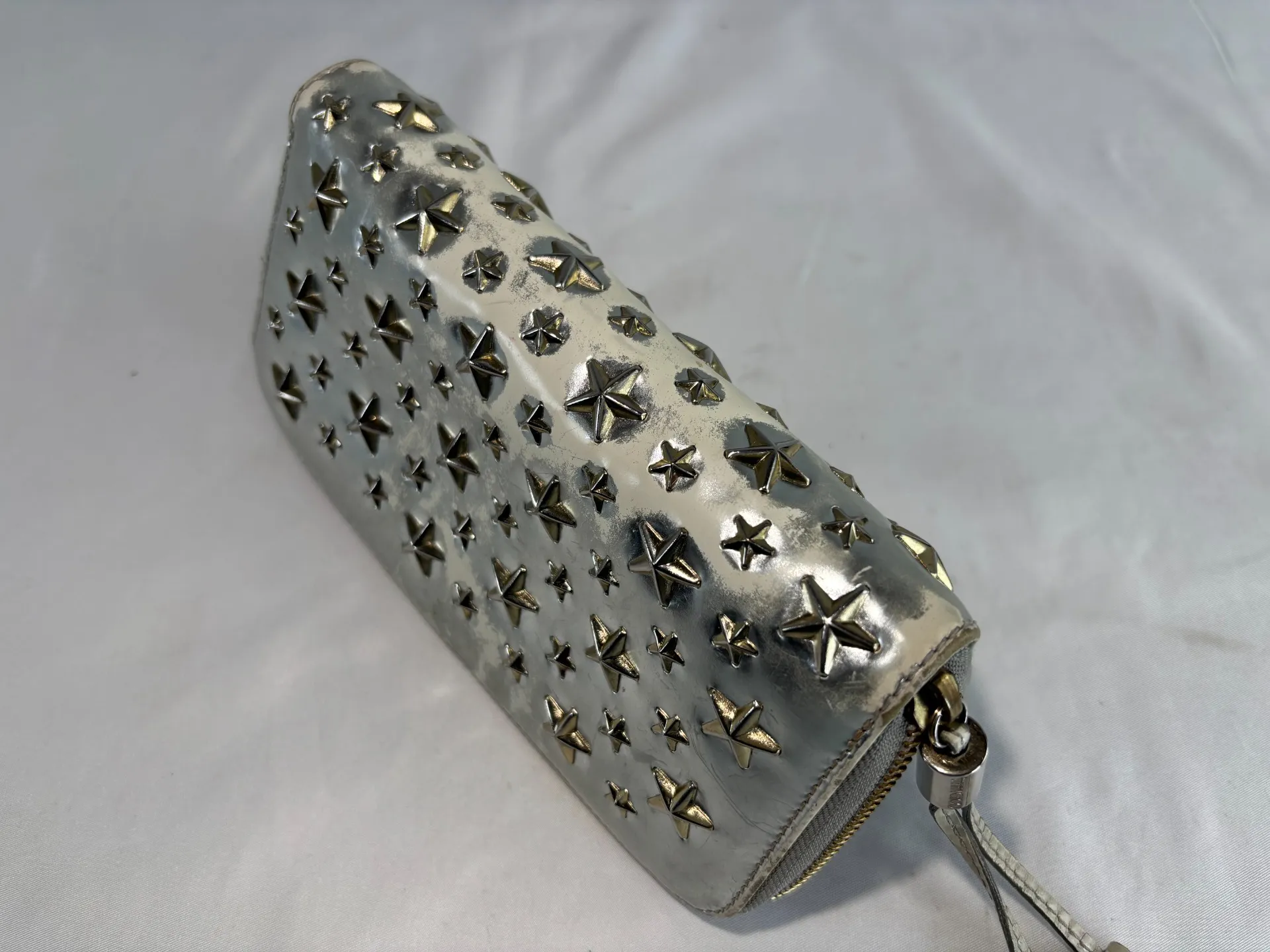 ジミーチュウ財布色剥げ⇒色替え修理前