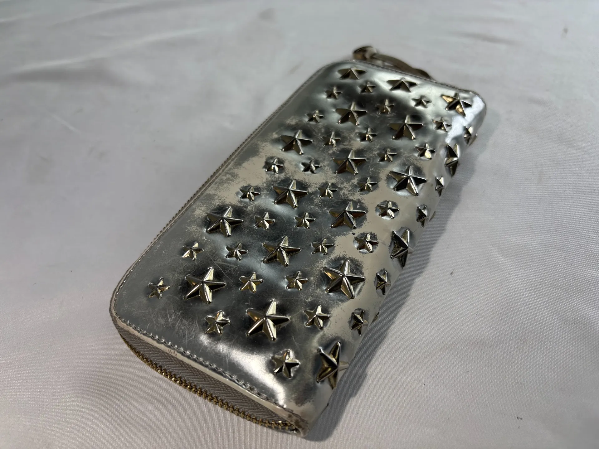 ジミーチュウ財布色剥げ⇒色替え修理前