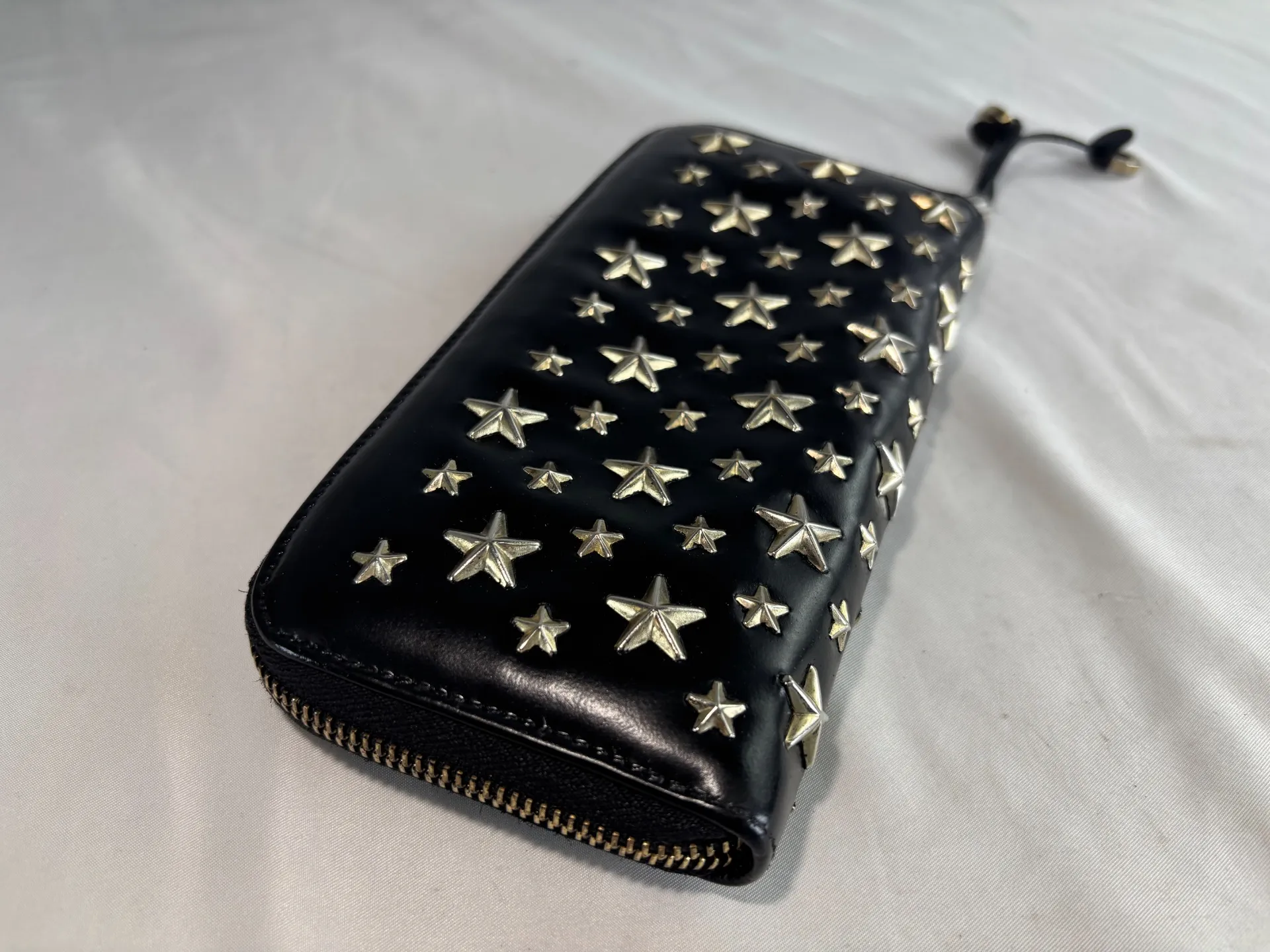 ジミーチュウ財布色剥げ⇒色替え修理後